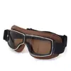 Gafas Kading gafas retro gafas de motocicleta gafas protectoras gafas Harley gafas T13 marco plateado