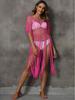 Blusa de playa para mujer, estilo transfronterizo europeo y americano, sexy, con borlas huecas y costuras a mano, estilo bikini Z973