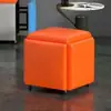 Banqueta Cubo Simples Cinco em Um para Uso Doméstico, Banqueta de Mesa de Centro para Sala de Estar, Banqueta de Jantar, Banqueta para Trocar de Sapatos, Banqueta Multifuncional Combinada com Armazenamento