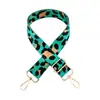 Nueva correa de hombro ancha de leopardo jacquard, ajustable, para bolso cruzado, de repuesto, con correa larga reducida, accesorios para bolso.