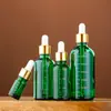 Botellas de Vidrio para Aceites Esenciales al por Mayor con Marcas de Medición, Marrón, Azul, Verde, 5-100ml, Botellas Dispensadoras de Perfume Cosmético en Stock