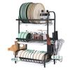 Platos de Cocina y Escurridor para Platos Estante Escurridor para Platos Doméstico Multifuncional Estante para Tazones Caja de Almacenamiento para Tazones y Palillos Estante de Almacenamiento para Alacena