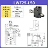 Eixo X Lwx/Lwz2540-L50-500 Curso Longo Multi-Deslizante Cremalheira de Engrenagem de Rabo de Andorinha Deslizante Manual de Ajuste Fino