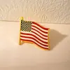 Broche de Bandeira Nacional Mais Vendido no Exterior, Insígnia Criativa do Dia da Independência Americana, Alfinete de Bandeira Único, Acessórios para Roupas e Bolsas