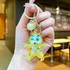 Llavero Trendy de Acrílico Galvanizado con Cristal de Shin-Chan Llavero de Pareja para Coche Colgante de Cristal Accesorio para Bolsos