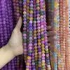Cuentas de esmalte color calcedonia teñidas con agua de 10 mm, color cuentas de dragón, al por mayor, material para pulsera DIY, pulsera, cuentas redondas, material para abalorios