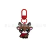 Llavero de Regalo de Navidad Más Vendido Hebilla en Forma de U de Macarrón Colgante de Goma Suave de PVC de Dibujos Animados Accesorios para Bolsas Colgante Pequeño