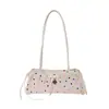 Bolsa de Ombro de Moda de Alta Qualidade para o Dia a Dia de Mulheres 2026 Novo Design de Nicho Textura Xadrez Color-Blocking de Verão