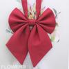 Corbata pequeña para estudiante de color sólido estilo japonés coreano, negro, rojo vino, para hombre y mujer, uniforme, pajarita, flor para solapa de traje, Ins