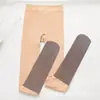 Celebridad de Internet Explosión Color Caramelo Calcetines Apilados para Piernas Ligeras para Mujer Capa Única Sensación Desnuda Forro Polar Piernas Ligeras Artefacto Costuras Pantalones Primavera y Otoño