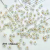 Flor de Estrella Mini Perlescente de Resina Flor de Cinco Pétalos con Aguja DIY Cuentas Colgante Pequeño Pulsera Material para Abalorios