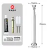 Batente de Porta Estendido Invisível de Aço Inoxidável Sem Furos Sucção Magnética Forte na Parede Topo da Porta Para-choque de Porta de Banheiro Batente de Porta Anti-Colisão Sucção no Chão