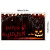 Nuevo Halloween transfronterizo suministros de decoración ambiente de fiesta escena accesorios para fotos bandera fondo banner de Halloween