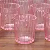 Taza de Vela Rayada Personalizada Estilo Europeo y Americano Portavelas de Vidrio Artefacto de Decoración para el Hogar Taza de Vela para Fiesta Taza Vacía de Aromaterapia