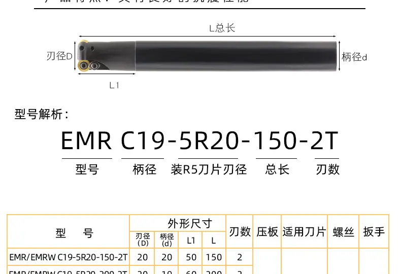 阿里巴巴R5圆鼻铣刀杆_04