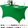 Em estoque para envio internacional Toalha de Mesa de Elastano Toalha de Mesa para Mesa de Canto de Seda de Leite Toalha de Mesa Elástica para Festas, Banquetes e Eventos