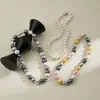 Collar de Perlas Barrocas Otoño e Invierno Colgante para Mujer Cadena de Suéter Lujo Ligero Gama Alta Clavícula Listo para Enviar Mayorista de Perlas