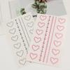 Set de 5 Pegatinas de Diamante Más Vendidas Transfronterizas con Diseños de Diamante, Gota de Agua, Estrella de Cinco Puntas, Corazón, Luna Creciente y Perla