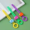 Cuerda Selladora para Snacks Lazo Sellador de Colores Clip Sellador de Frescura de Alimentos Cuerda de Amarre Creativa Hebilla de Anillo de Tracción Multifuncional