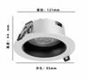 Fabricantes de downlights led venta al por mayor downlight antideslumbrante luz de techo empotrada antideslumbrante profundo luz no principal downlight empotrado ultradelgado