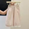 Calça Casual de Verão Nova para Meninas, Algodão Puro com Bolinhas, Calça Infantil Estilosa e na Moda, Roupa Infantil na Moda