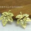 Accesorios de joyería de bricolaje 22 * 17MM fundición de cobre puro Hoja de arce Colgante de hoja pequeña Colgante
