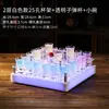 Soporte para Copa de Cóctel Arcoíris Brillante, Estante para Copas de Cóctel de Vidrio Esmerilado, Juego de Copas de Cóctel para Bar