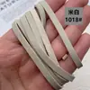 Materiais Artesanais Cordão de Couro Plano Cordão de Couro Sintético Cordão de Couro de Veado Tira de Couro Composto 4mm de Largura Veludo Coreano Couro de Lado Único