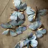 Decoración de Ventana de Mariposa Realista Impresa en 3D Transfronteriza Estilo Jardín de Monet Arreglo de Pared de Mariposas Zapatos Sombreros Accesorios para el Cabello Pinzas para el Cabello