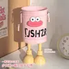 Porta-canetas fofo com expressão de boca grande engraçada, caixa de armazenamento de mesa para estudantes, decoração criativa para escritórios de meninas e quartos de crianças