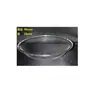 Sombrero de Paja con Hoja de Loto Plato Redondo de Vidrio Caliente Doblado Resistente a Altas Temperaturas Doméstico Simple y Lindo Plato de Vidrio Transparente