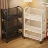 Estantería para Uso Doméstico, Librería de Múltiples Niveles para Montar en la Pared, Gabinete de Almacenamiento y Exhibición de Pie, Estante Móvil para Juguetes, Libros y Snacks para la Sala de Estar