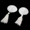 Accesorios de Lencería Sexy, Adhesivos de Silicona para Pezones con Forma de Corazón, Lentejuelas con Forma de Corazón y Borlas, Adhesivos Sexy para Pezones, Adhesivos para Pezones de Encaje con Forma de Gota de Sangre