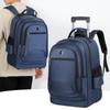 Mochila Cor Sólida Tecido Oxford Bolsa de Mão para Embarque Viagem Bolsa de Rodinhas Mochila Executiva para Computador Bolsa de Viagem com Rodas