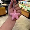 Llavero Creativo de Piel Sintética con Forma de Estrella Colgante para Bolso Regalo Exquisito para Parejas Llavero de Coche Venta al por Mayor