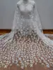Directo de Fábrica Encaje de Malla Bordado con Lentejuelas Perlas Flores Hojas Vestido de Novia Vestido de Noche para Mujer Accesorios de Vestir