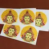 Promoção Quente Thangka Tibetano Nepalesamente Pintado à Mão de Oito Signos do Zodíaco Protegendo o Bodhisattva Manjushri 3,5 Núcleo de Cartão