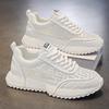 Zapatos de Hombre 2025 Nuevos de Gama Alta Primavera Transpirables Marca de Moda Zapatos Torre Blancos de Gama Alta Tenis Casuales para Hombre