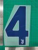 25-26 Kit de Visitante de la Juventus para Adultos Camiseta A+ Número Letra Número con Transferencia de Calor Kit de Pegatinas de Transferencia de Calor