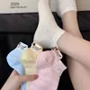 Calcetines Cortos de Perro Salchicha con Lunares de Dibujos Animados de Verano, Calcetines Finos de Algodón Lindos y Divertidos para Mujer, Calcetines Tobilleros Versátiles de Estilo Fresco