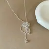 Colar Longo com Franjas Estilo Igual de Blogueira Popular Coreana Feminino Nicho Ins Único Exquisito Versátil Corrente de Pescoço Corrente de Clavícula