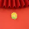 Broche de Recompensa para Aluno do Ensino Fundamental Desenho Animado Texto Insígnia de Metal Pin Inspirador Infantil Pingente de Mochila Acessório Medalha