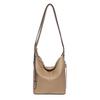 Bolso para Mujer Denk de Cuero Genuino Transfronterizo Bolso Tote Multifuncional de Moda Bolso de Hombro Cruzado de Piel de Vaca Mochila de Moda