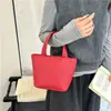 Bolso de mujer de color liso nuevo transfronterizo, moderno, con patrón de rombos tejidos, bandolera única, retro, gran capacidad, texturizado, bolso de mano elegante