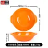 Cazuela de Melamina Imitación Porcelana con Dos Asas para Pollo Estofado, Fideos Picantes y Hot Pot, Cazuela de Plástico Colorida Comercial, Tazón Anticaída y Antiescaldado