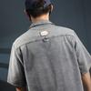 Ropa de Hombre Xintang Camisa de Mezclilla Retro de Manga Corta Chaqueta Holgada Hombre Primavera 2025 Nuevo Llegada Camisa de Media Manga Abrigo Atractivo