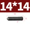 Grado 12.9 Alta Resistencia Punta Negra Máquina Métrica Hexagonal Tornillo Prisionero Juego de Puntas de Tornillo M2M2.5M3M4-M16
