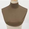 Directo de fábrica, accesorios de ropa para mujer europeos y americanos, cuello falso de camisa, cubierta de cuello falso, bufanda, cubierta de camisa base monocolor para damas