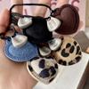 Fiebre Hecho a Mano Amor Colgante Collar Mujer Otoño e Invierno Tejido Cuerda Negra Accesorios Decorativos Cadena Larga de Lana