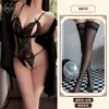 Camisola Laranja Sexy para Mulheres com Abertura na Virilha, Não Precisa Tirar, Lingerie Peça Única Extremamente Sedutora, Camisola Apaixonada para Mulheres Plus Size